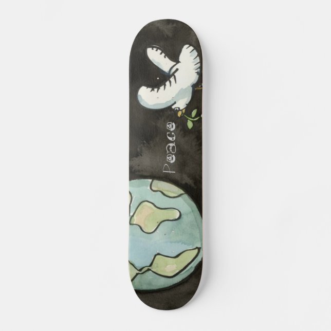 Peace on Earth Skateboard (Front)