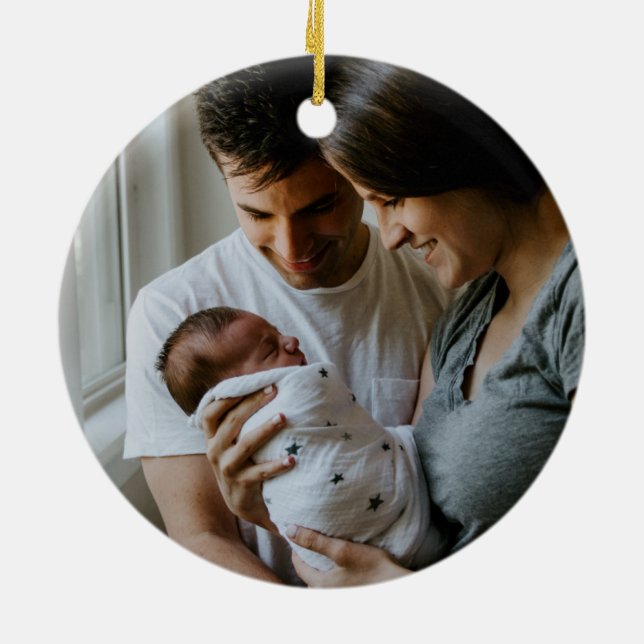 Peace on Earth Stained Glass Dove Christmas Design Ceramic Ornament (Back)