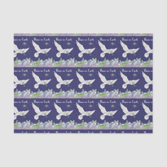 Peace On Earth Tissue Paper (Front)