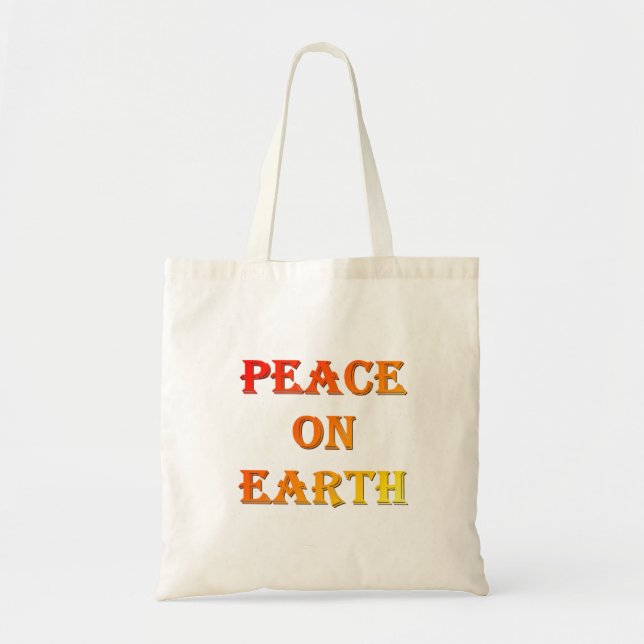 Peace on Earth Tote Bag (Front)