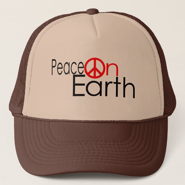 Peace on Earth Trucker Hat (Front)