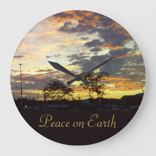 Peace on Earth Wall Clock by RoseWrites