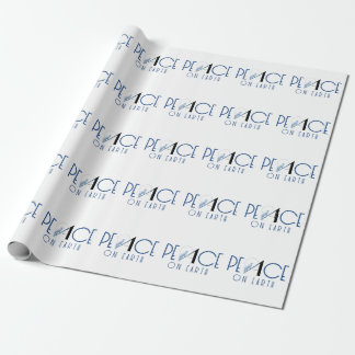 Peace on Earth with Fox Christmas Wrap Wrapping Paper