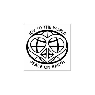 Peace On Earth Wood Art Stamp