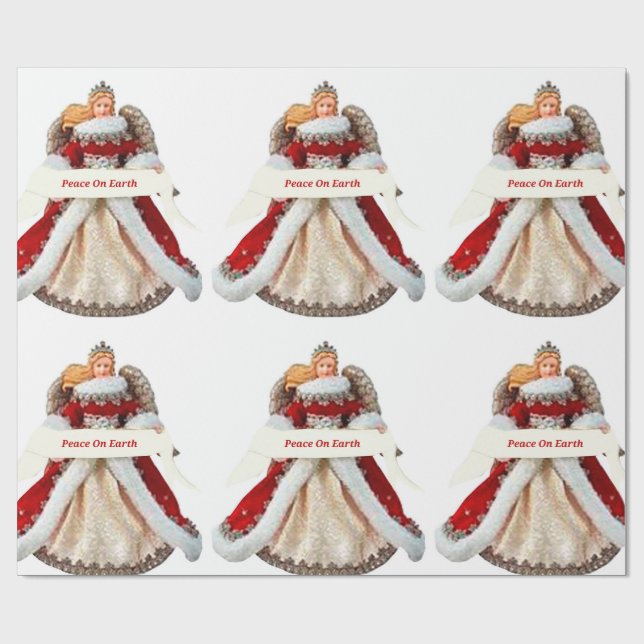 Peace On Earth Wrapping Paper (Flat)