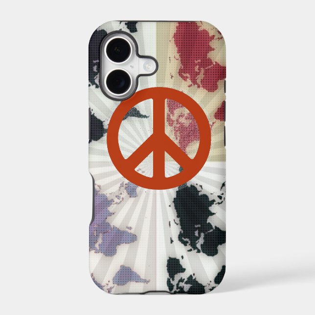 peace on world map (Back)