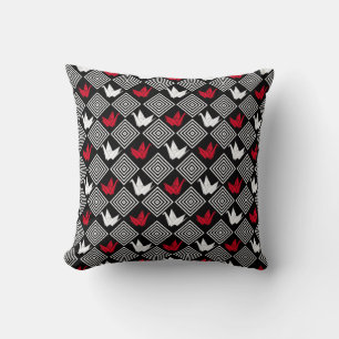 Peace Orizuru Pattern Throw Pillow