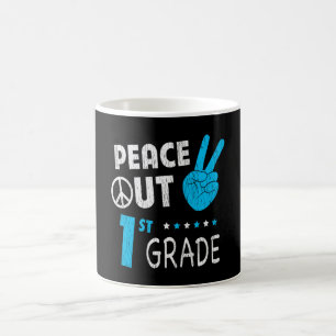 Peace Out 1st Grade Back To School Last Day Kids  Coffee Mug