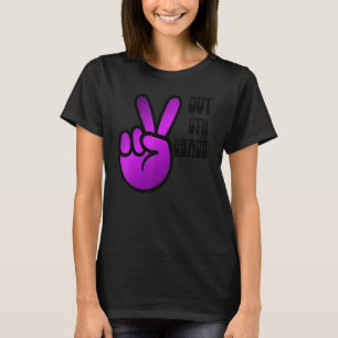 Peace Out 5th Grade Fifth Grade Schools Out Last T-Shirt