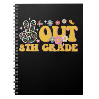 Peace Out 8th Grade Groovy Last Day Of School