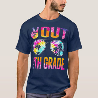 Peace Out 8th Grade Tie Dye Graduation Last Day Of T-Shirt