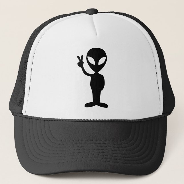 Peace Out Alien Dude Hat (Front)