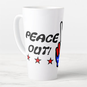 Peace Out America! Latte Mug