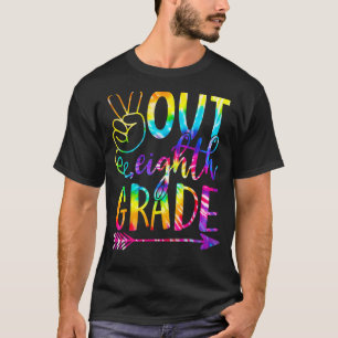 Peace Out Eighth 8th Grade Happy Last Day Of Schoo T-Shirt