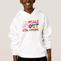 Peace Out Eighth Grade Tie Dye Last Day 8th Grade