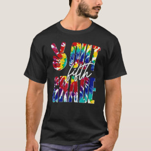 Peace Out Fifth Grade Tie Dye  Graduation 5th Grad T-Shirt