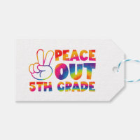 Peace Out Fifth Grade Tie Dye Last Day 5th Grade 