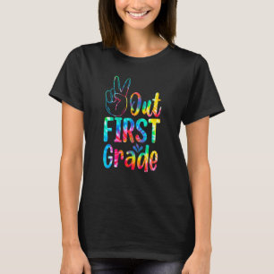 Peace Out First Grade  Last Day Of School 1st Grad T-Shirt