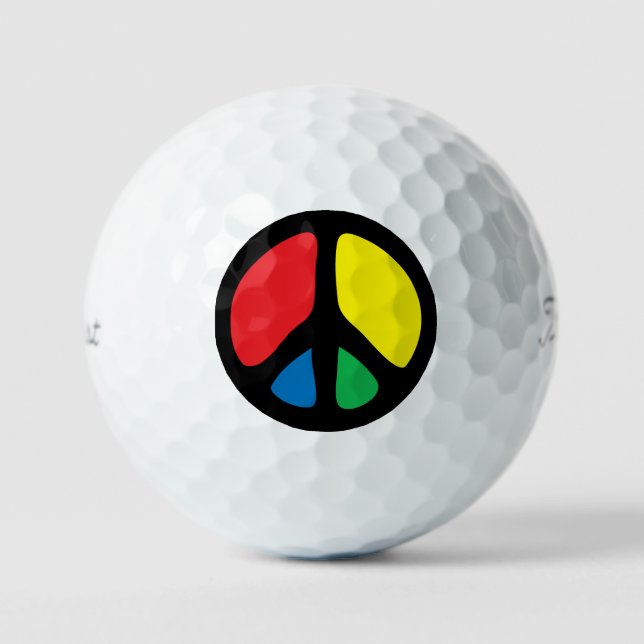 Peace Out Golf Balls (Front)
