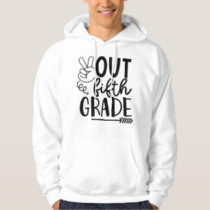 Peace Out Grade 5th Grade Last Day Of School Hoodie