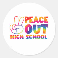Peace Out High School Tie Dye Last Day Of School