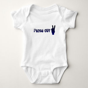 Peace Out Infant One Piece Baby Bodysuit
