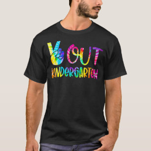 Peace Out Kindergarten Happy Last Day Of School Ti T-Shirt