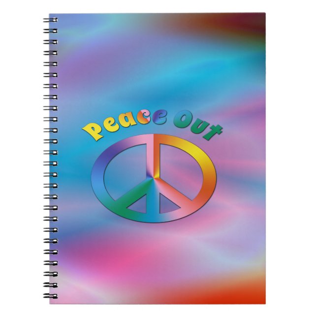 Peace Out! Notebook (Front)