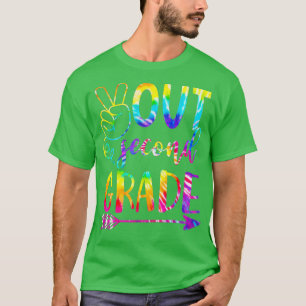 Peace Out Second 2nd Grade Happy Last Day Of Schoo T-Shirt