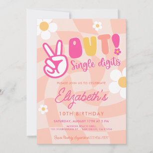 Girls 10th Birthday Invitations & Invitation Templates | Zazzle CA