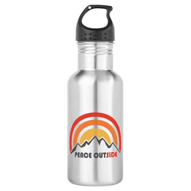 Peace Outside 532 Ml Water Bottle (Front)