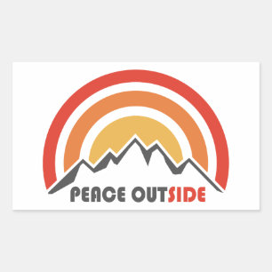 Peace Outside Sticker