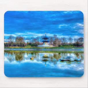 Peace Pagoda Mouse Pad