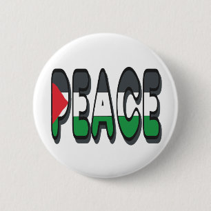 Peace Palestine 2 Inch Round Button