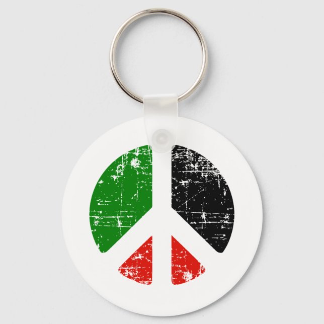 Peace Palestine Keychain (Front)
