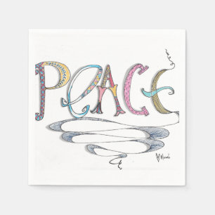 Peace Paper Napkins