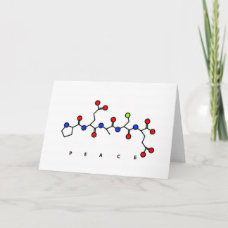 PEACE peptide card