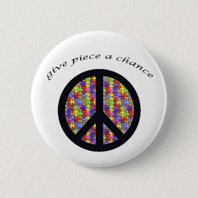 peace_piece 2 inch round button (Front)