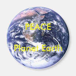 PEACE Planet Earth Day The MUSEUM Zazzle Gifts Magnet