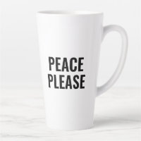 Peace please black and white text anti war protest