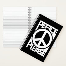 Peace Please White Lettering