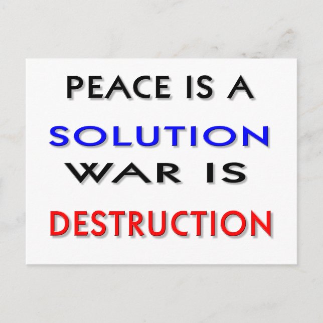 Peace Postcard (Front)