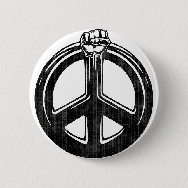 Peace Power! 2 Inch Round Button (Front)