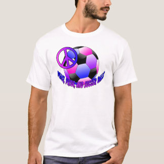 Peace, Pride, and Soccer Balls T-Shirt