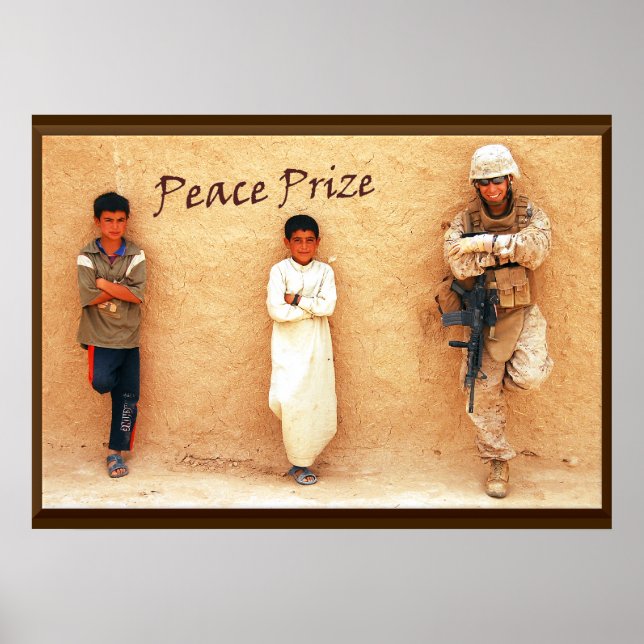 Peace Prize Military Tribute Poster (Front)