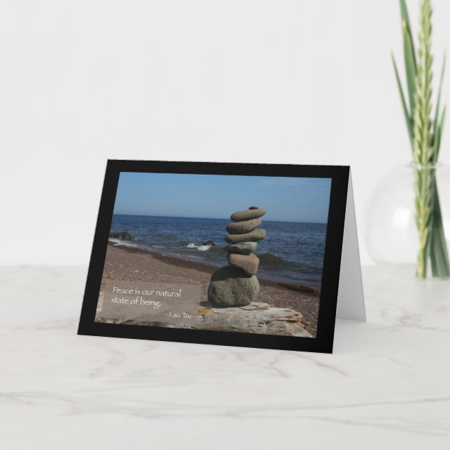 Peace quote card (Front)