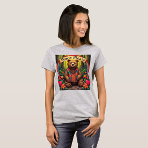 Peace Rainbows and Bear T-Shirt