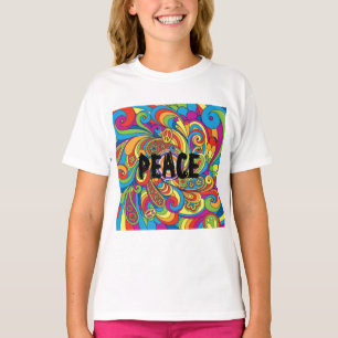 Peace retro style T-Shirt