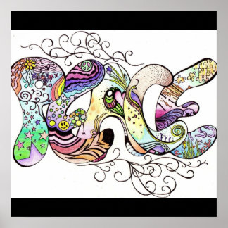 Peace Scroll Poster