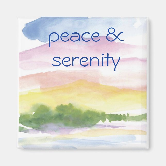 peace &  serenity magnet (Front)